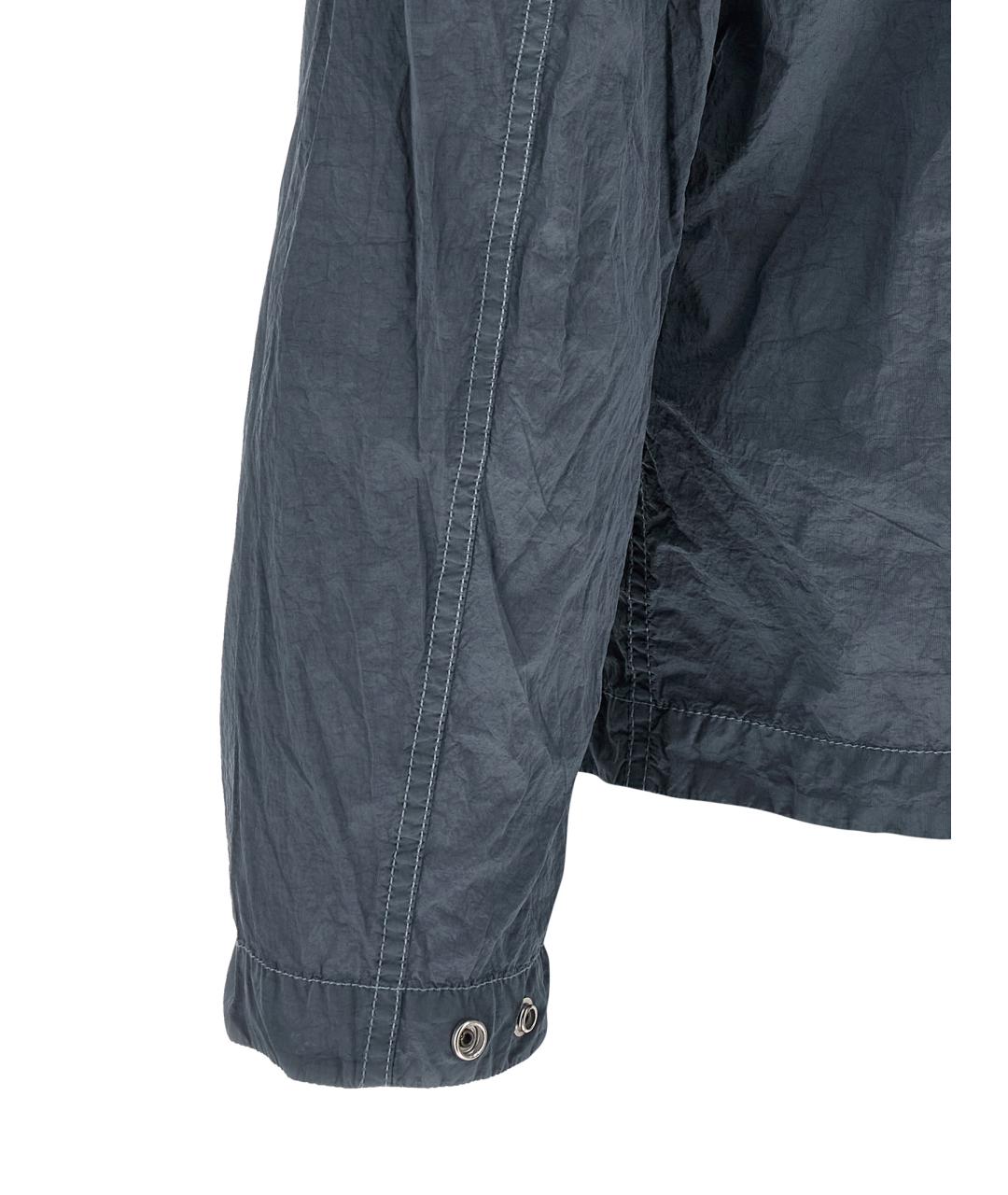 STONE ISLAND Синяя полиамидовая куртка, фото 4