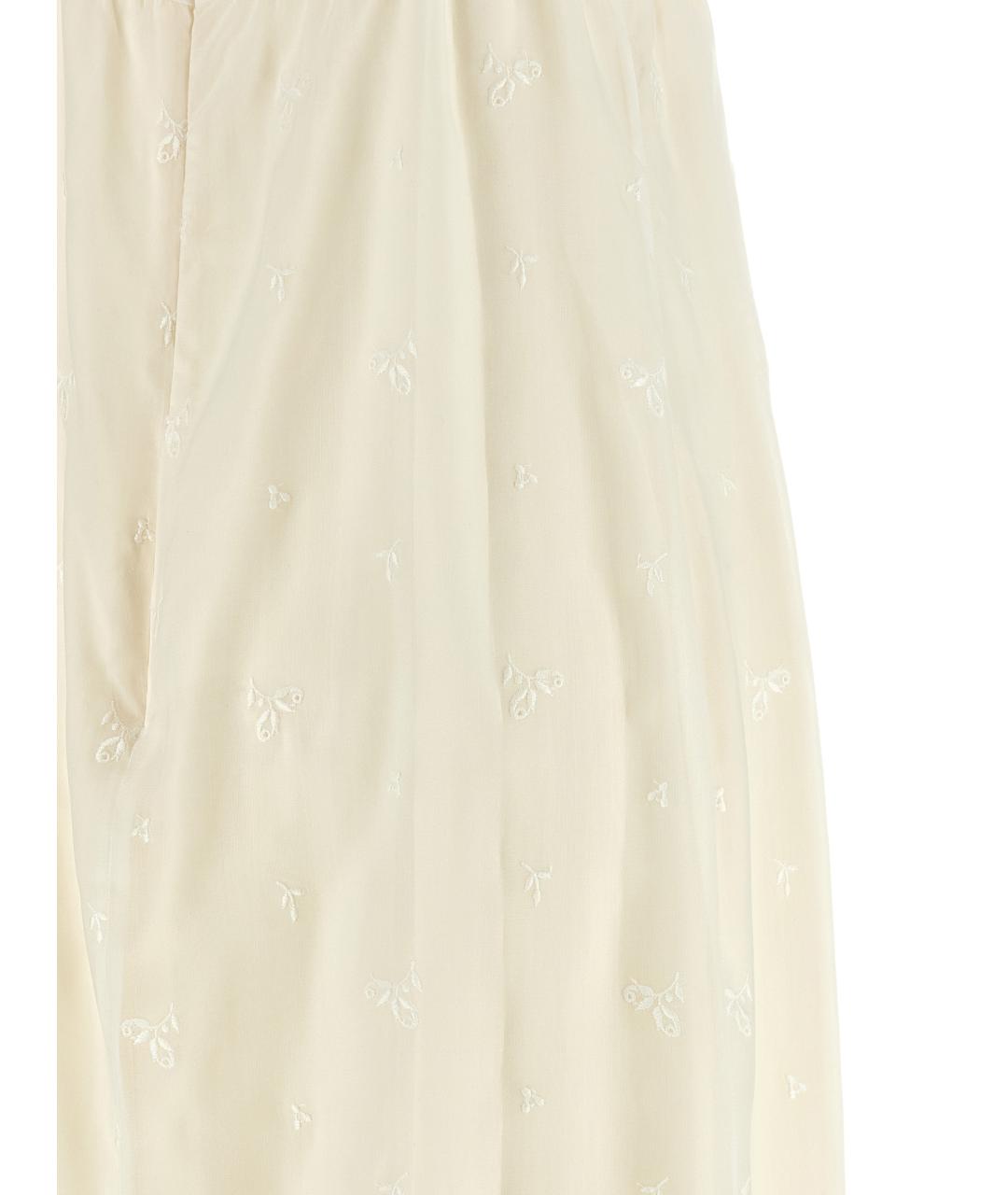 MAGDA BUTRYM Бежевое шелковое коктейльное платье, фото 4