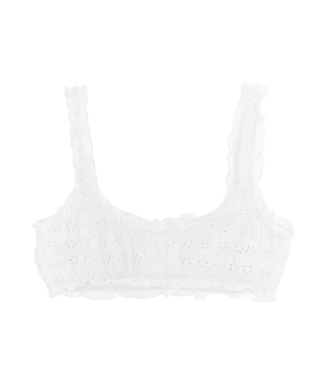 POLO RALPH LAUREN Белый полиамидовый купальник, фото 2