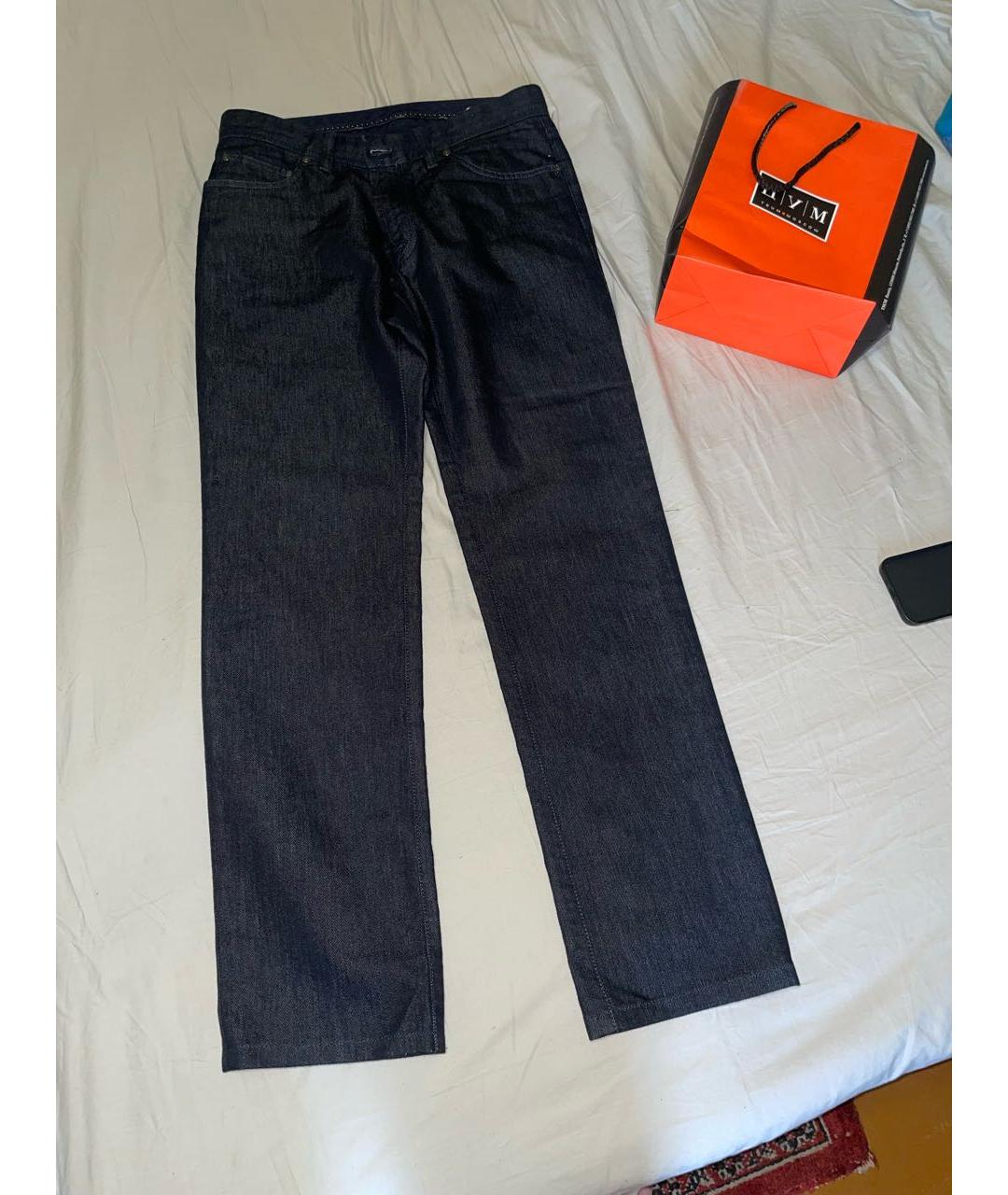 BRIONI Антрацитовые хлопковые джинсы, фото 5