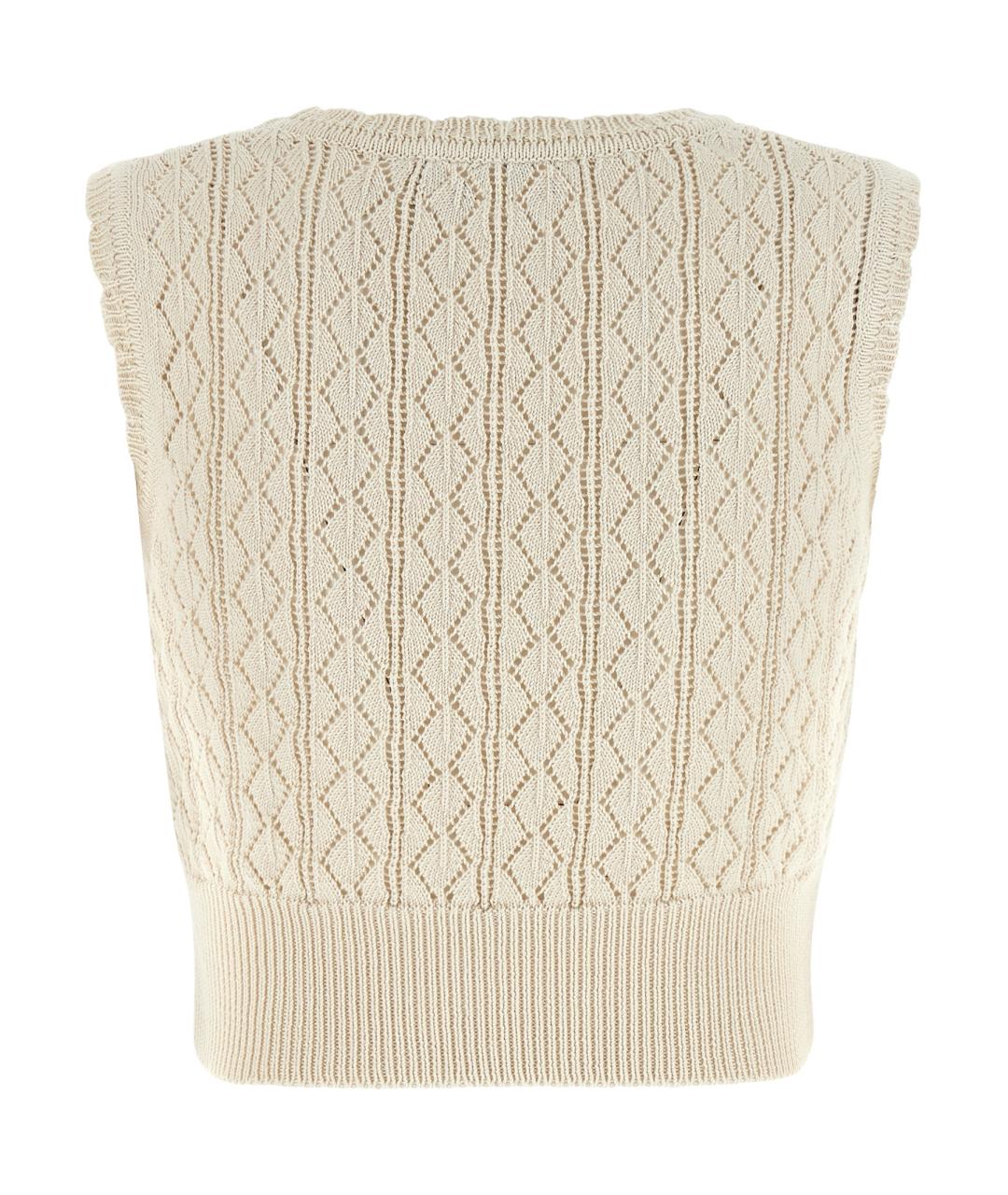 VIVIENNE WESTWOOD Бежевая хлопковая жилетка, фото 2