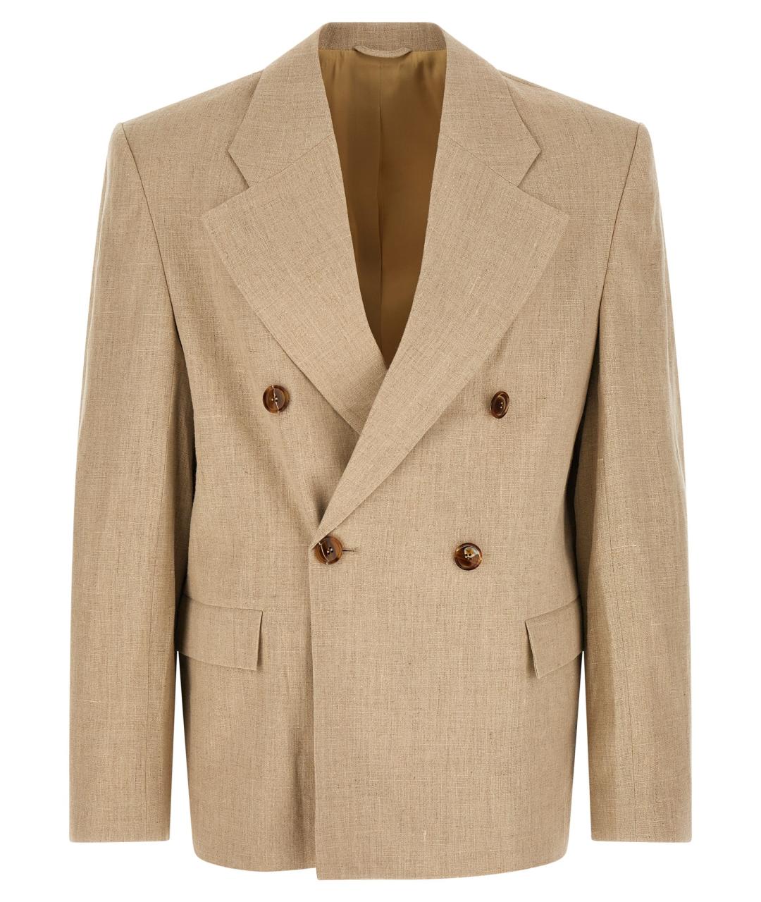 SEFR Бежевый льняной пиджак, фото 1