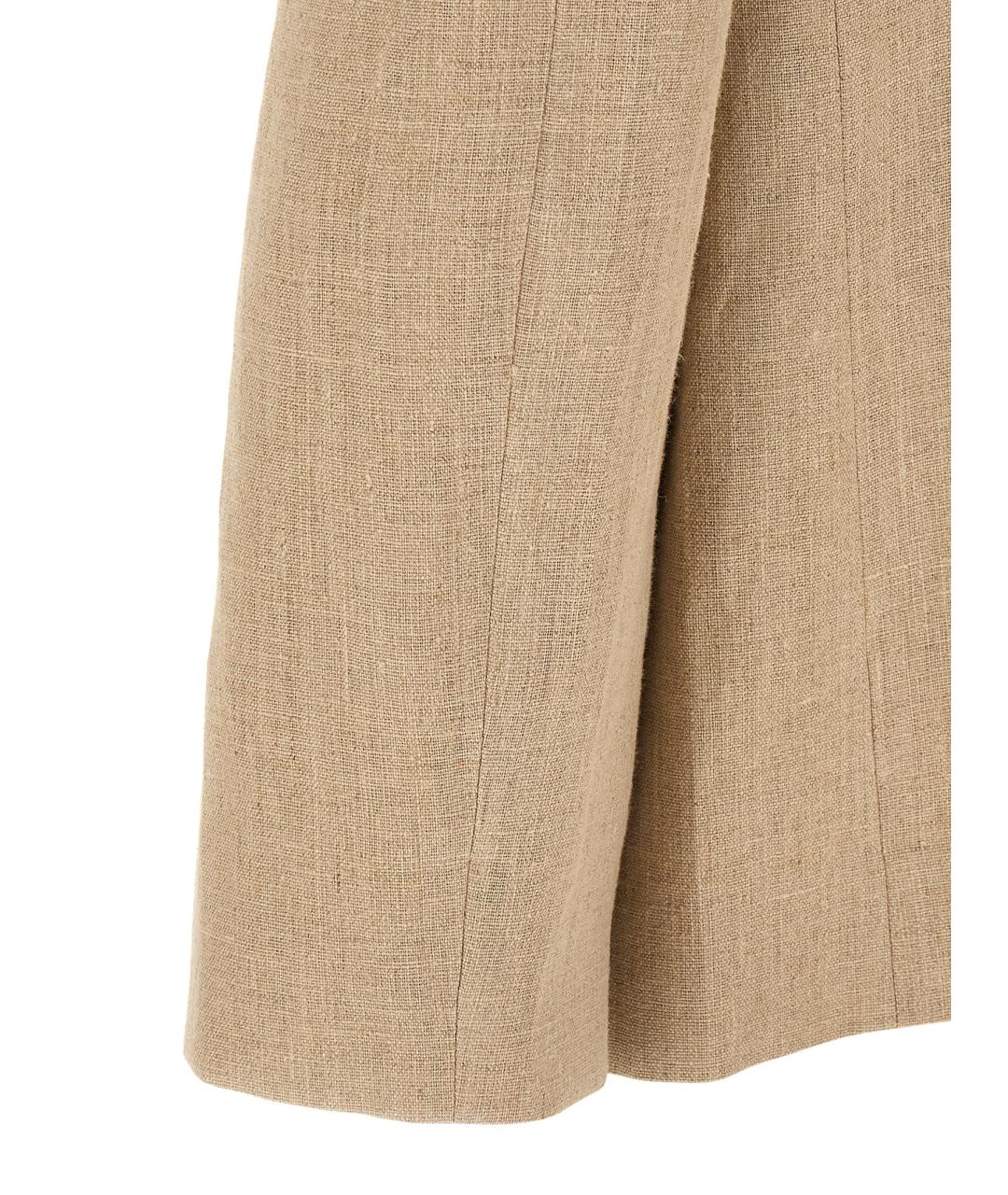 SEFR Бежевый льняной пиджак, фото 4