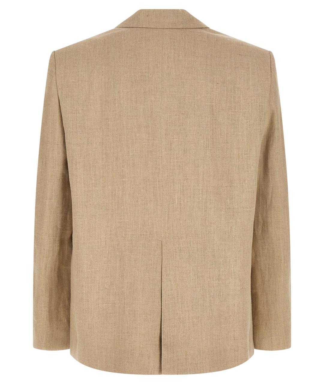 SEFR Бежевый льняной пиджак, фото 2