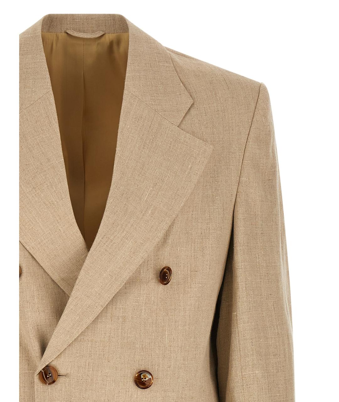 SEFR Бежевый льняной пиджак, фото 3