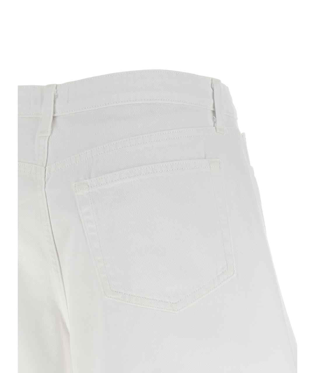 L'AGENCE Белые хлопковые шорты, фото 4