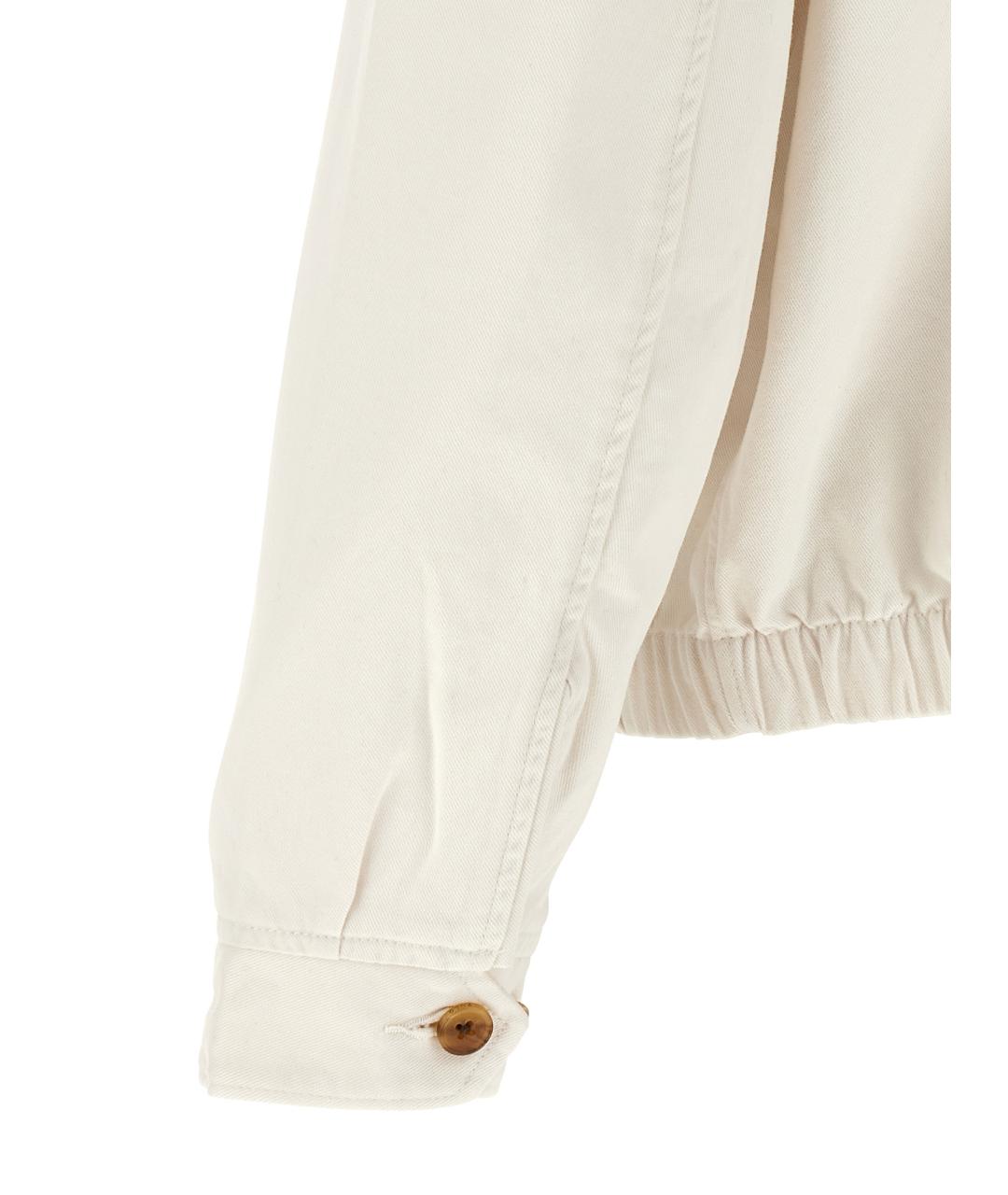 POLO RALPH LAUREN Белая хлопковая куртка, фото 4