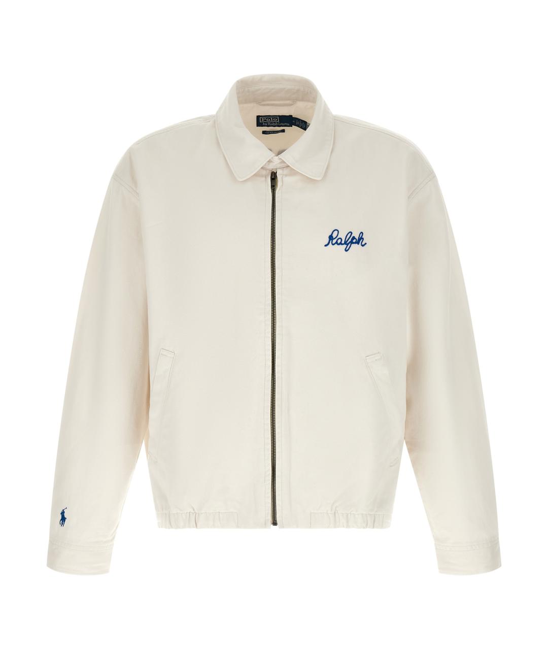 POLO RALPH LAUREN Белая хлопковая куртка, фото 1