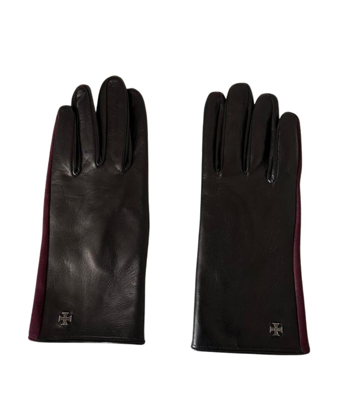 Enfants Riches Déprimés Бордовые кожаные перчатки, фото 1