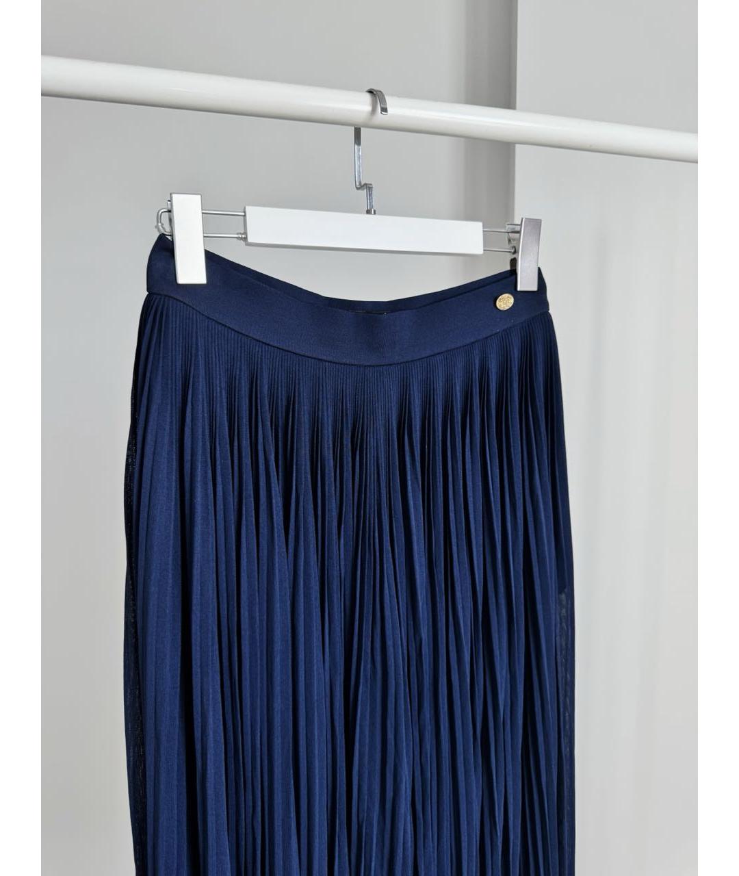 CHANEL Темно-синие вискозные кюлоты, фото 4