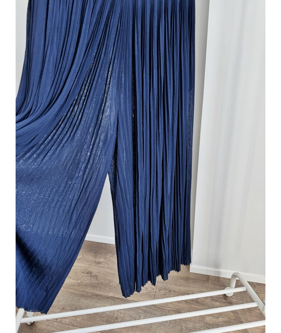 CHANEL Темно-синие вискозные кюлоты, фото 5