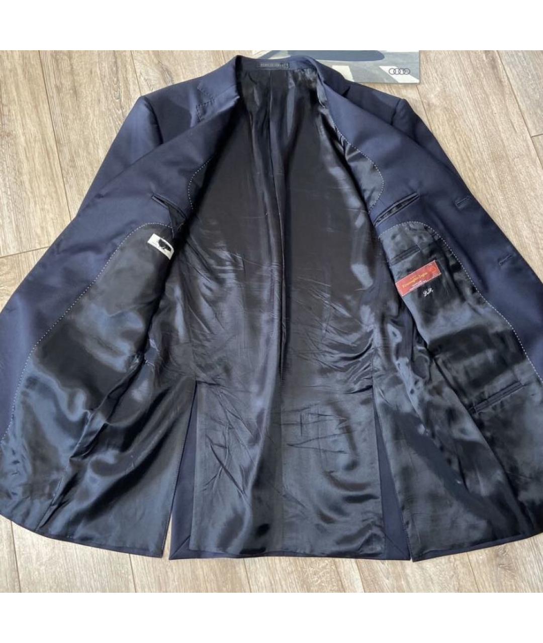 ERMENEGILDO ZEGNA XXX Синий шерстяной пиджак, фото 8