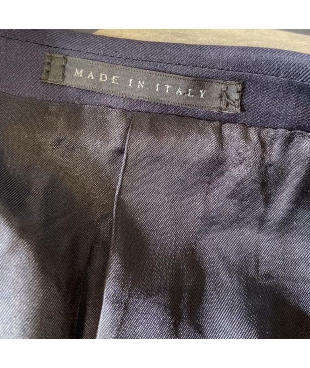 ERMENEGILDO ZEGNA XXX Синий шерстяной пиджак, фото 6