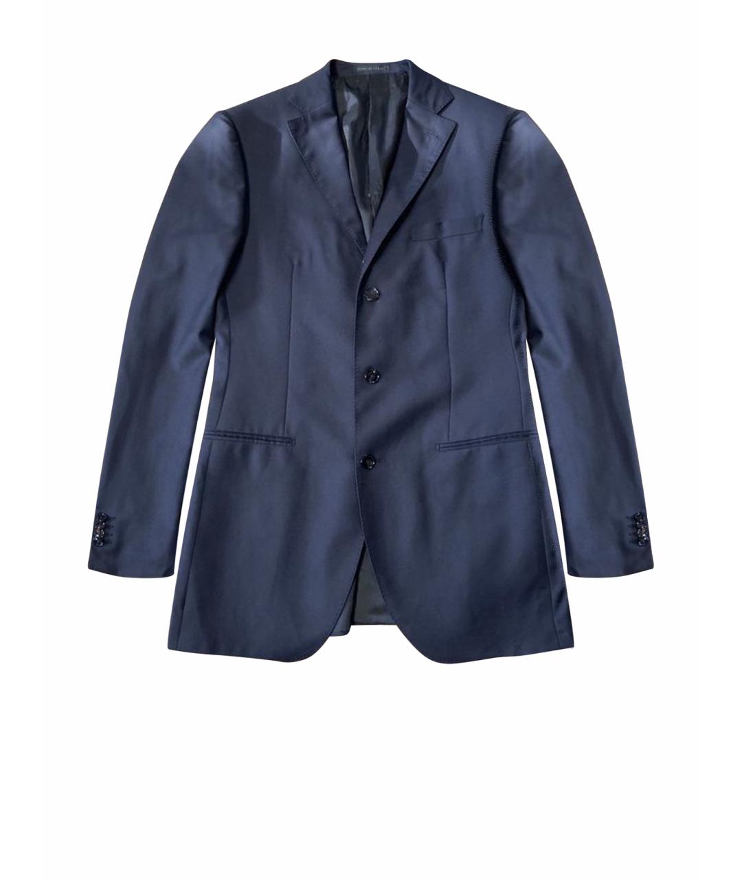 ERMENEGILDO ZEGNA XXX Синий шерстяной пиджак, фото 1