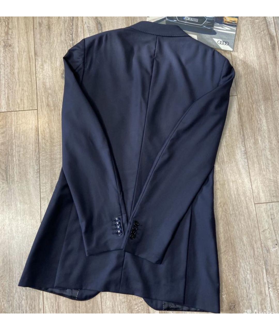 ERMENEGILDO ZEGNA XXX Синий шерстяной пиджак, фото 2
