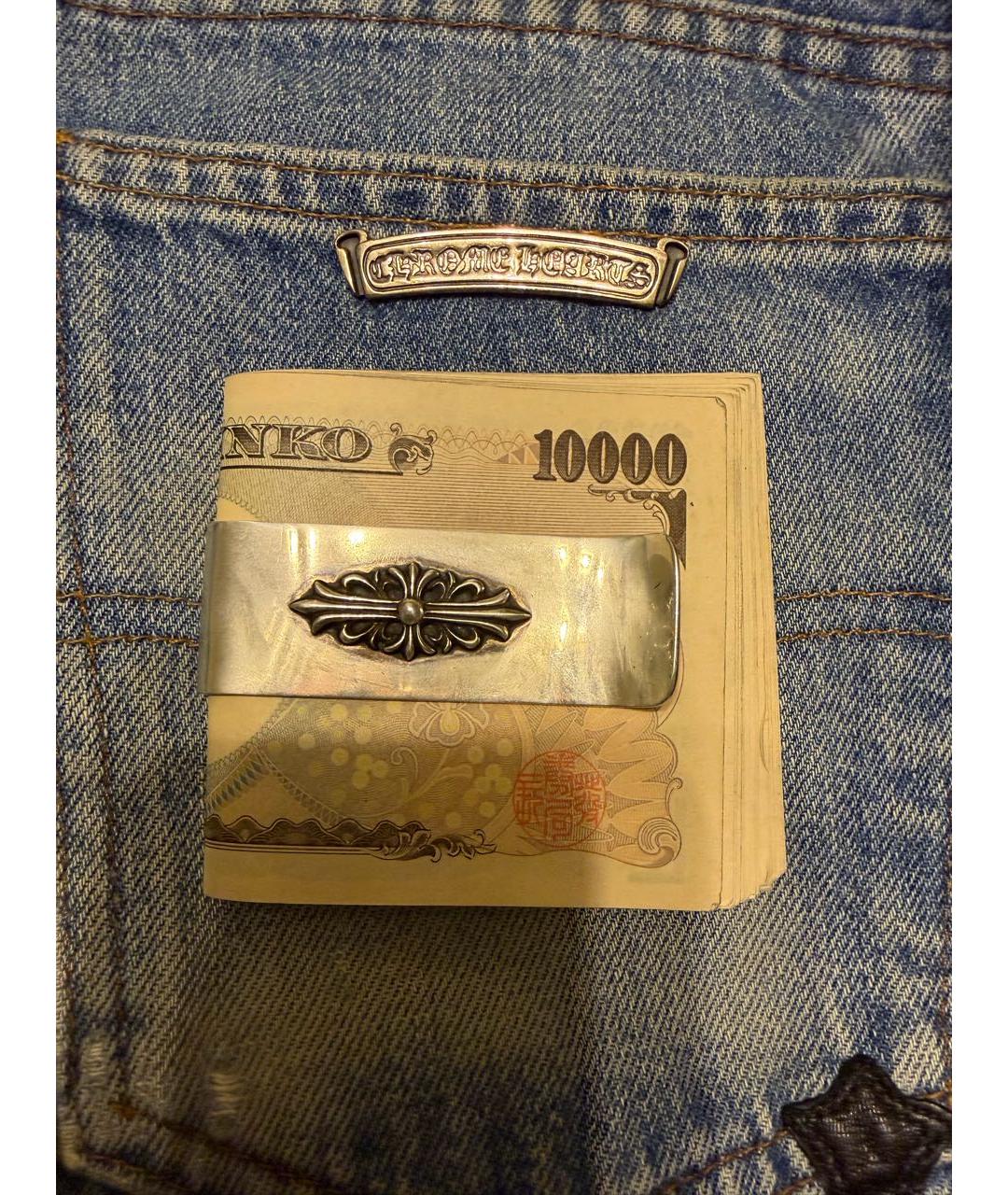 CHROME HEARTS Серебрянный кошелек, фото 4