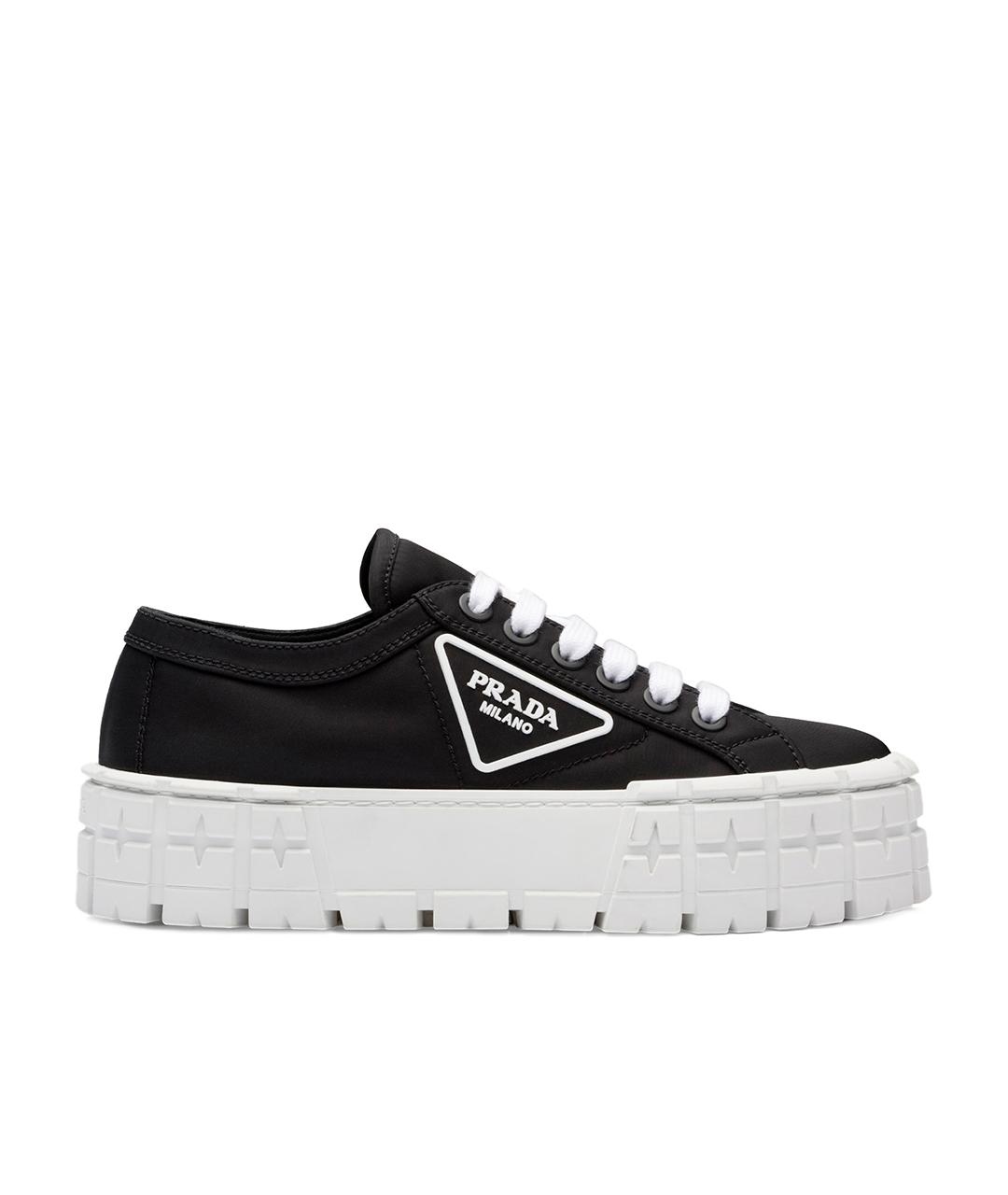 PRADA Черные кеды, фото 1