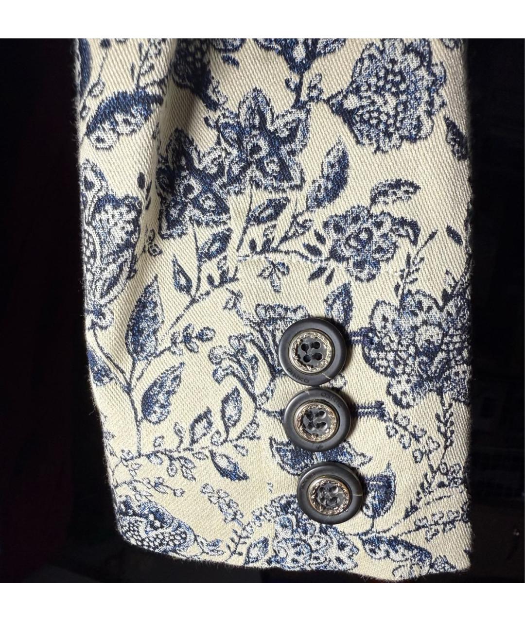 PINKO Бежевый хлопковый костюм с брюками, фото 8