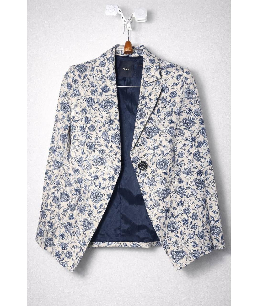 PINKO Бежевый хлопковый костюм с брюками, фото 6