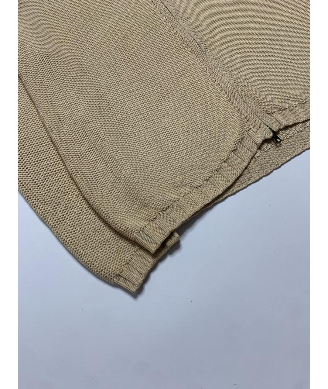 LANVIN Бежевый хлопковый кардиган, фото 4