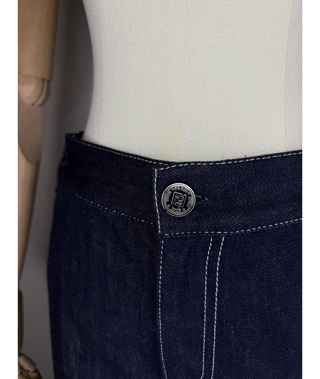 FENDI Мульти джинсы слим, фото 6