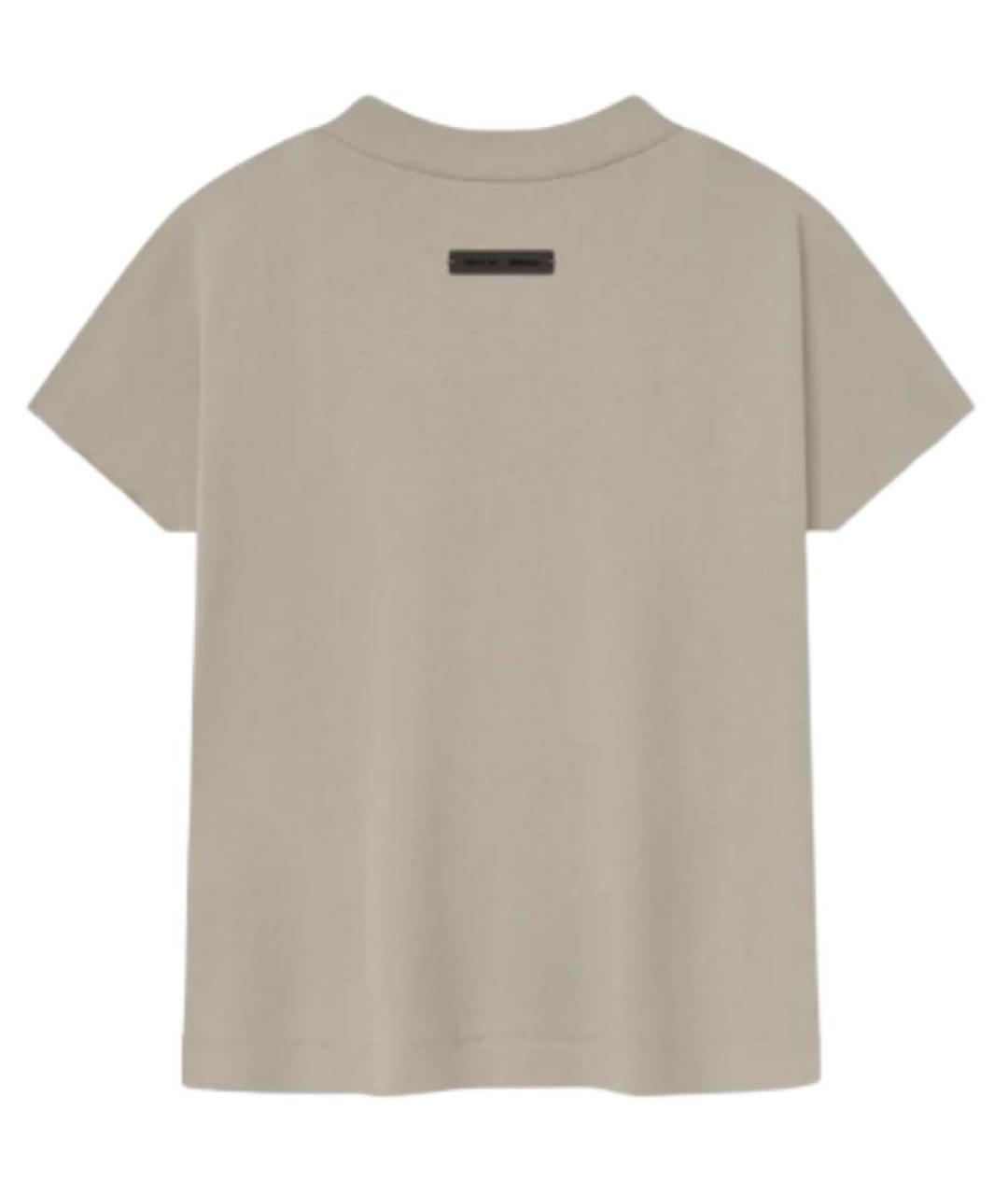 FEAR OF GOD ESSENTIALS Коричневая футболка, фото 2