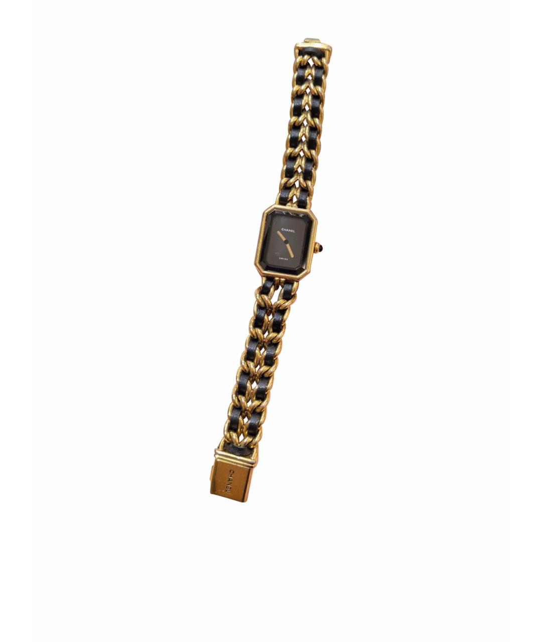 CHANEL Золотые металлические часы, фото 1