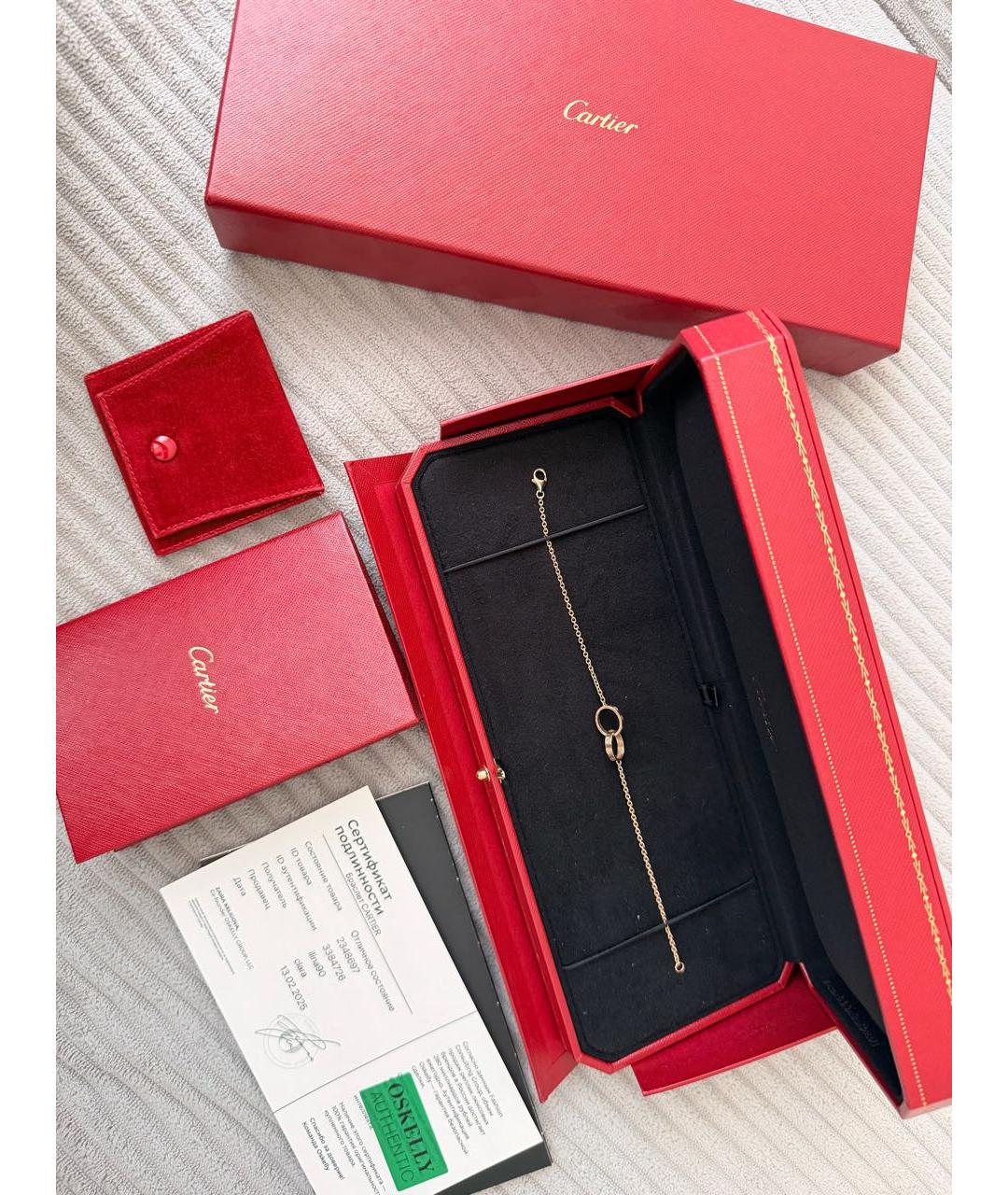 CARTIER Золотой браслет из розового золота, фото 3