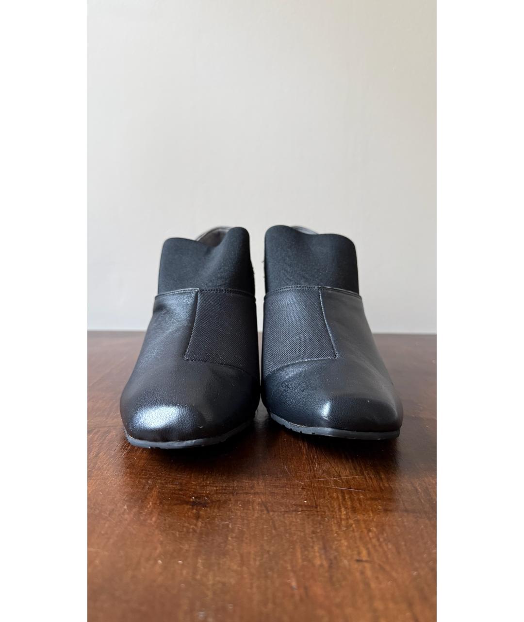 ISSEY MIYAKE Черные кожаные ботинки, фото 2