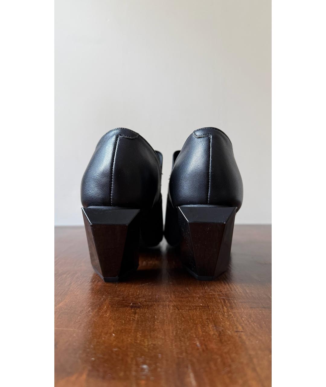 ISSEY MIYAKE Черные кожаные ботинки, фото 4