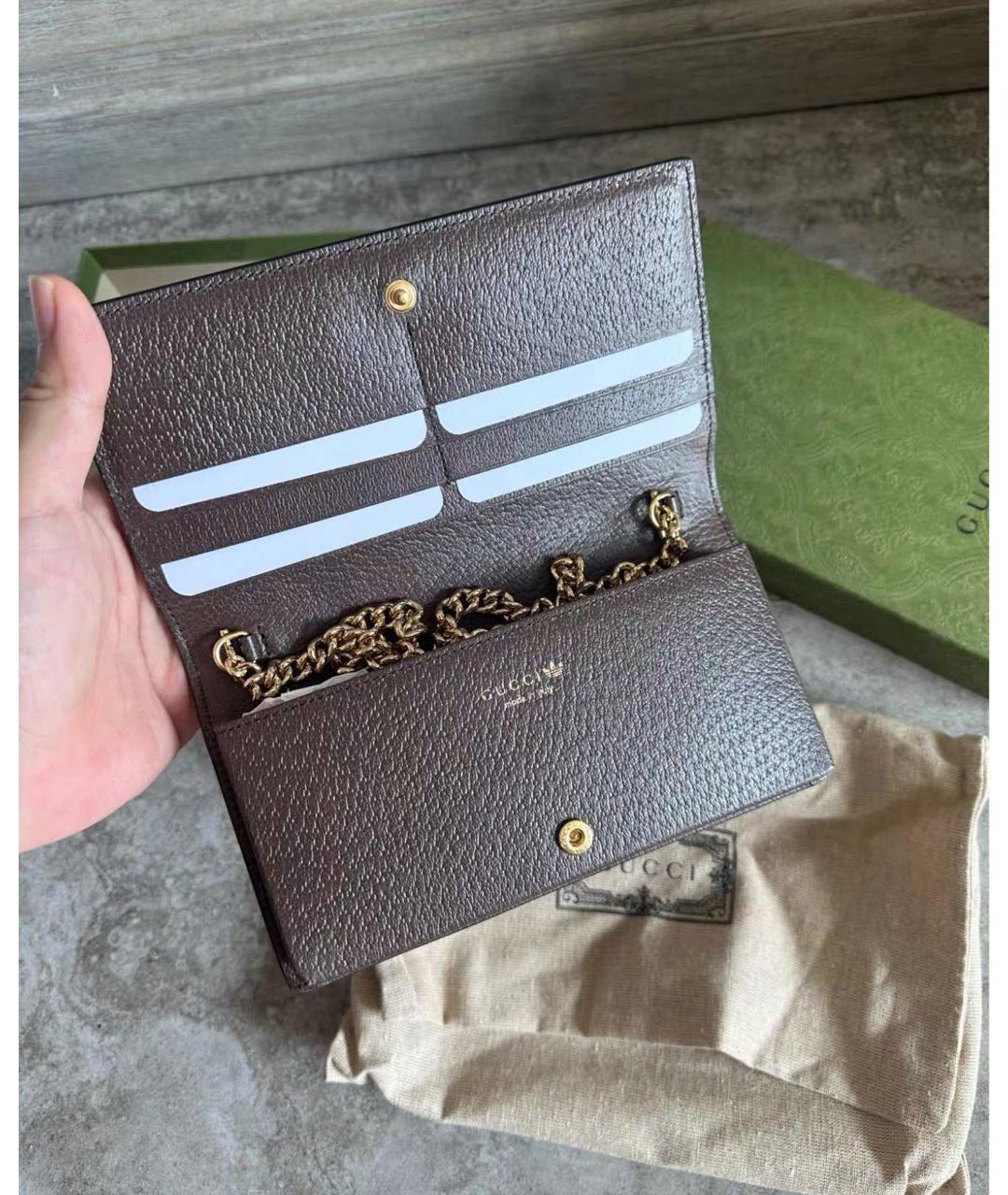 GUCCI Горчичная сумка через плечо, фото 4