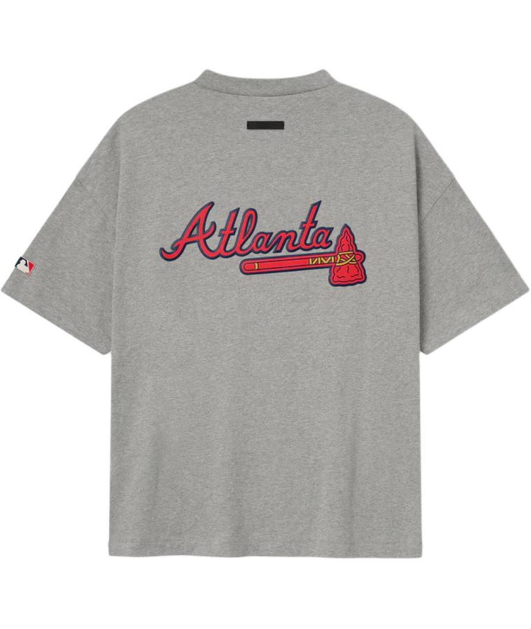 FEAR OF GOD ESSENTIALS Серая футболка, фото 2