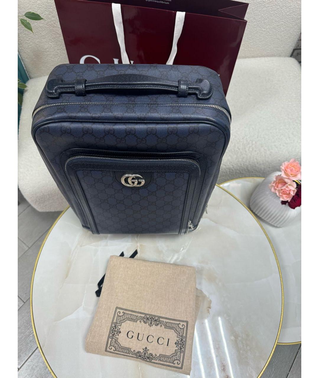 GUCCI Темно-синий рюкзак, фото 7