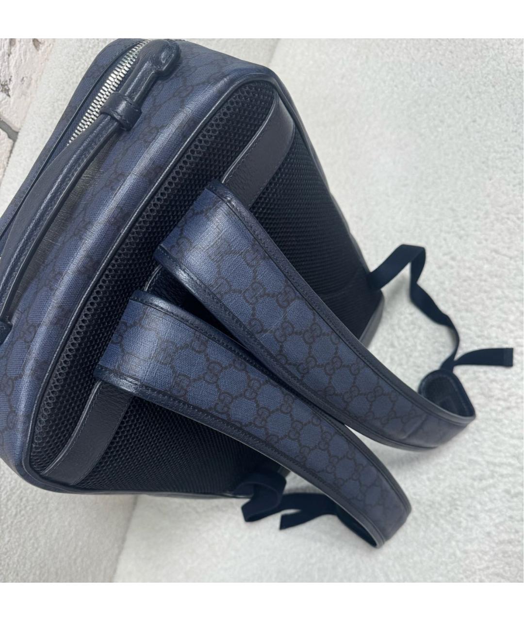 GUCCI Темно-синий рюкзак, фото 3