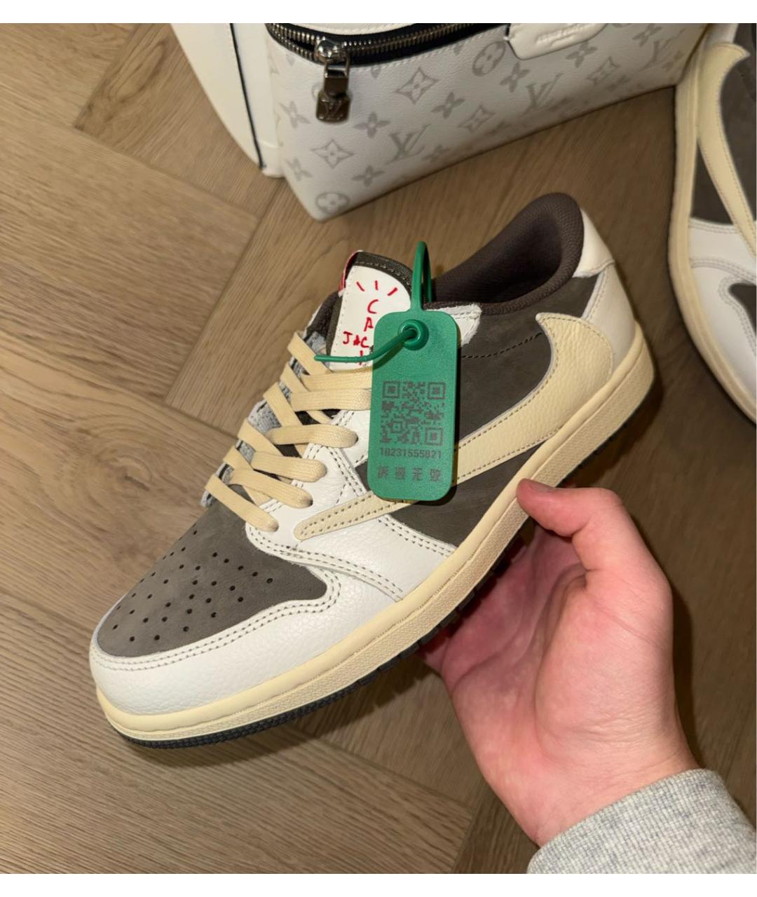 CACTUS JACK BY TRAVIS SCOTT Бежевые кеды, фото 3