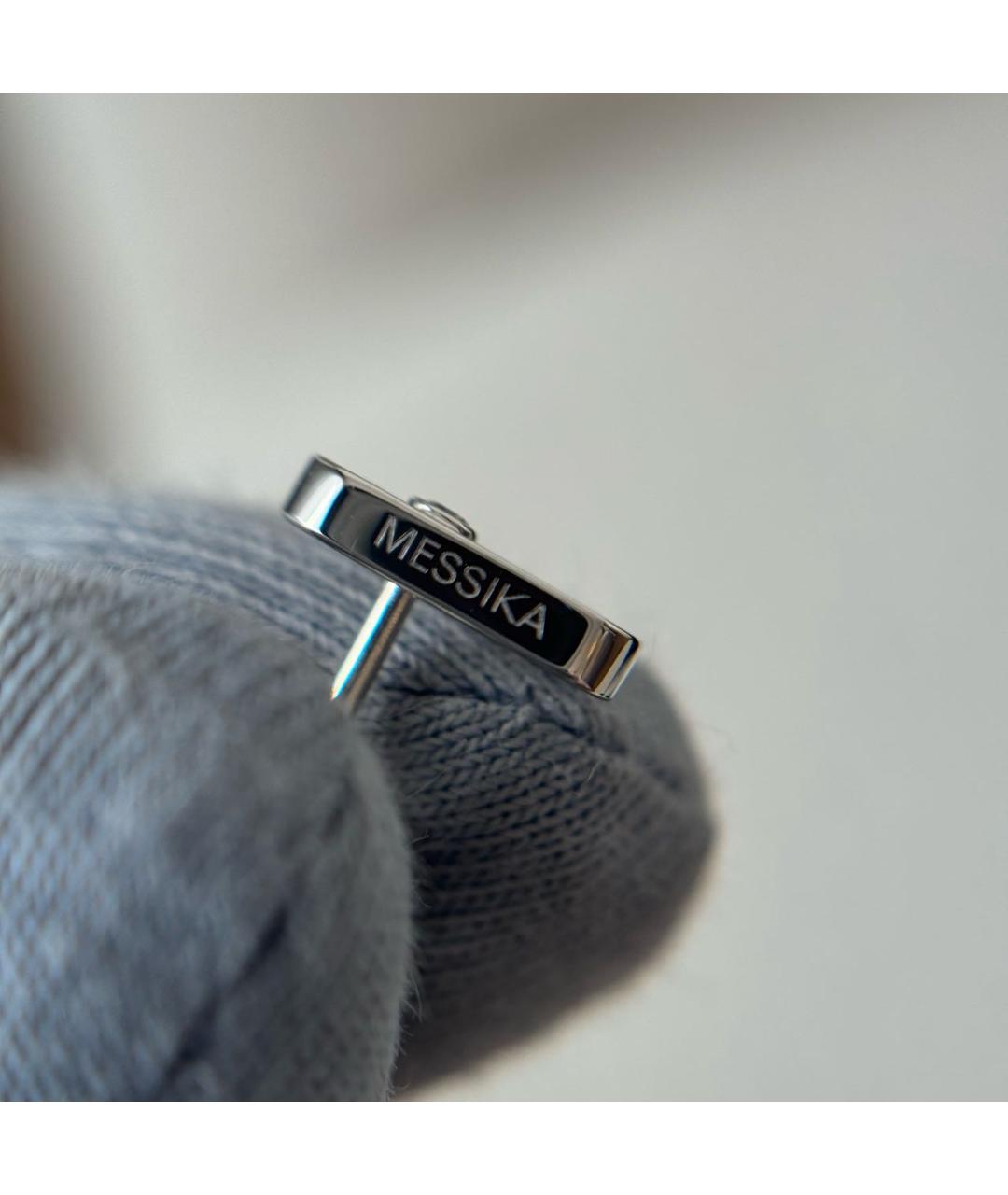 MESSIKA Серебряные серьги из белого золота, фото 4