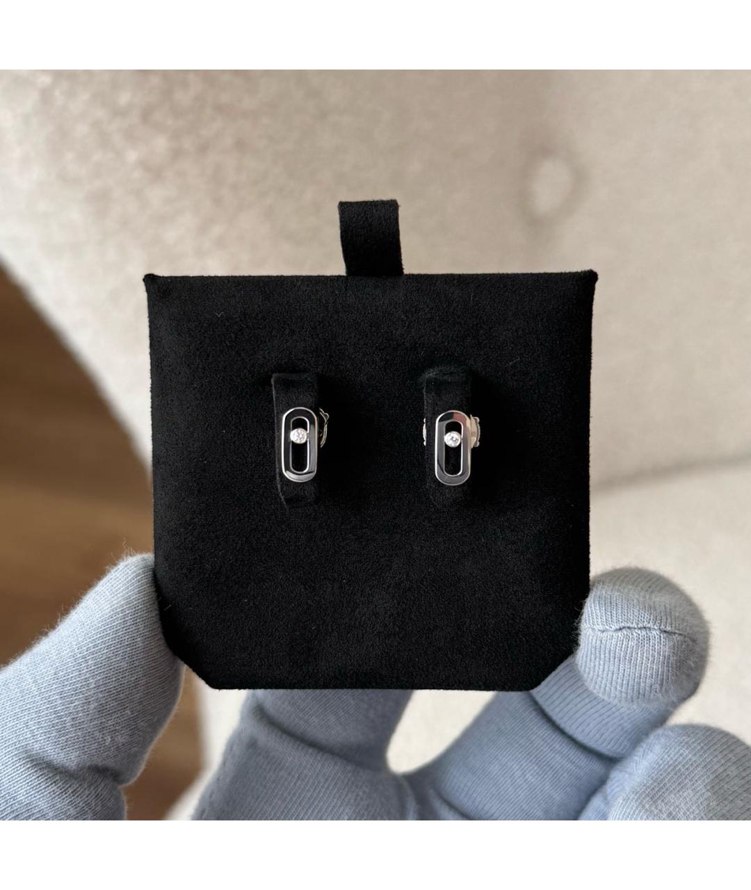 MESSIKA Серебряные серьги из белого золота, фото 2