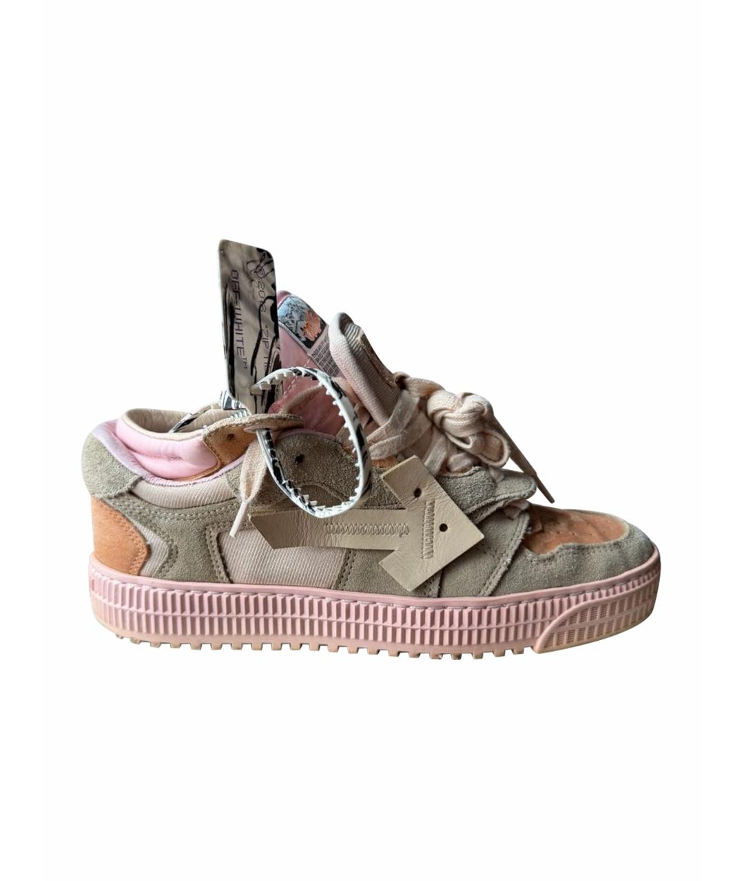 OFF-WHITE Мульти текстильные кеды, фото 1