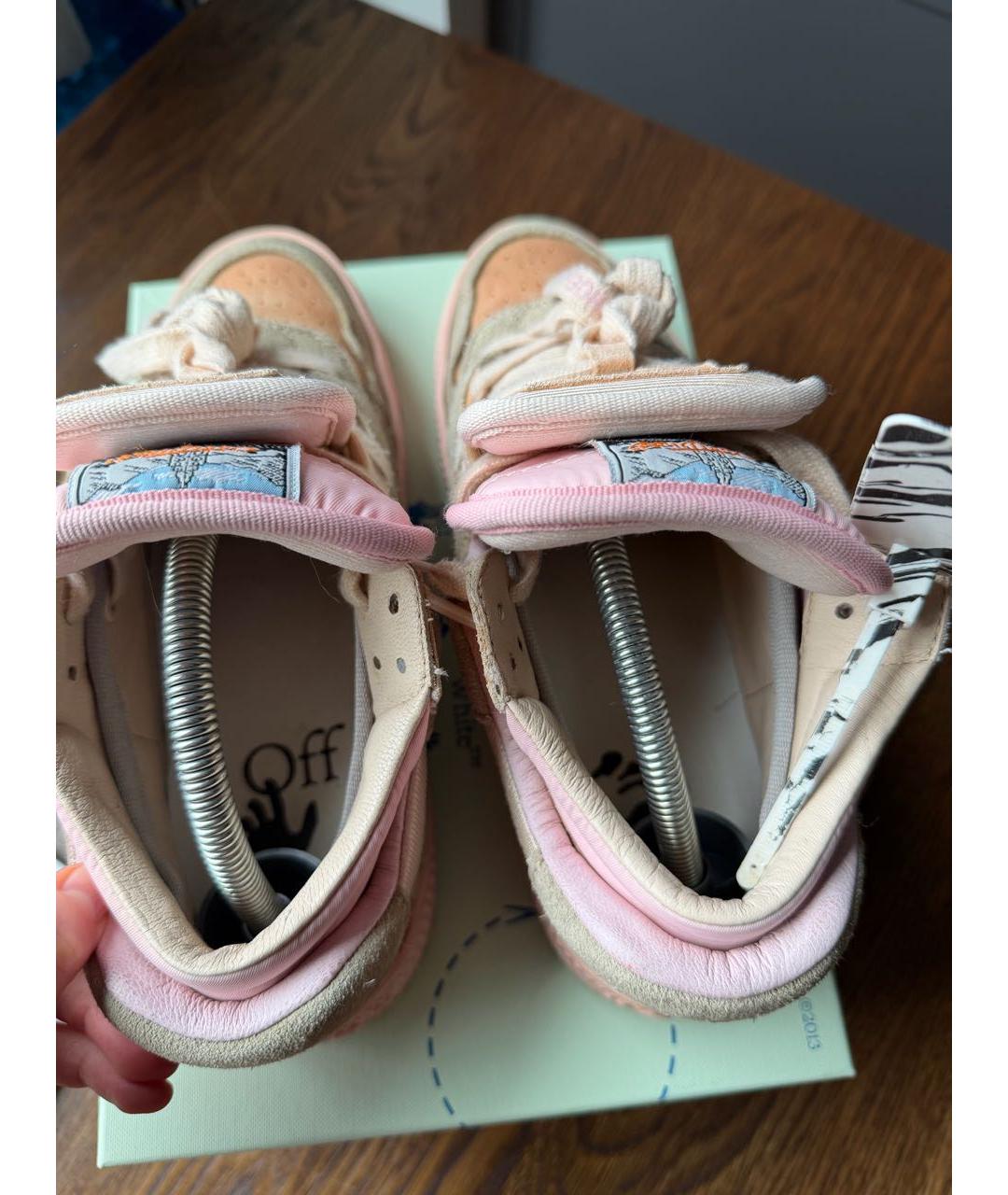 OFF-WHITE Мульти текстильные кеды, фото 3