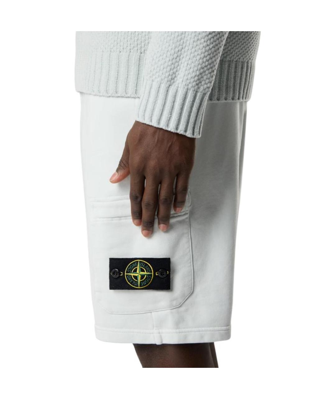 STONE ISLAND Голубые шорты, фото 5