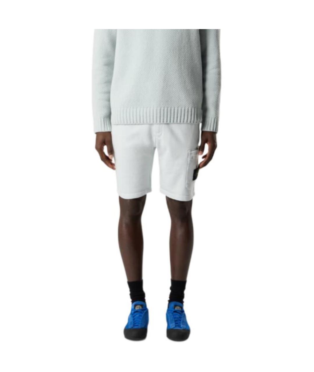 STONE ISLAND Голубые шорты, фото 4