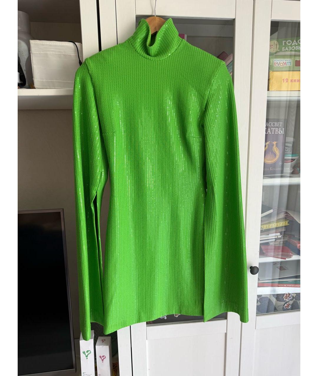 SOLACE LONDON Зеленые полиэстеровое вечернее платье, фото 6