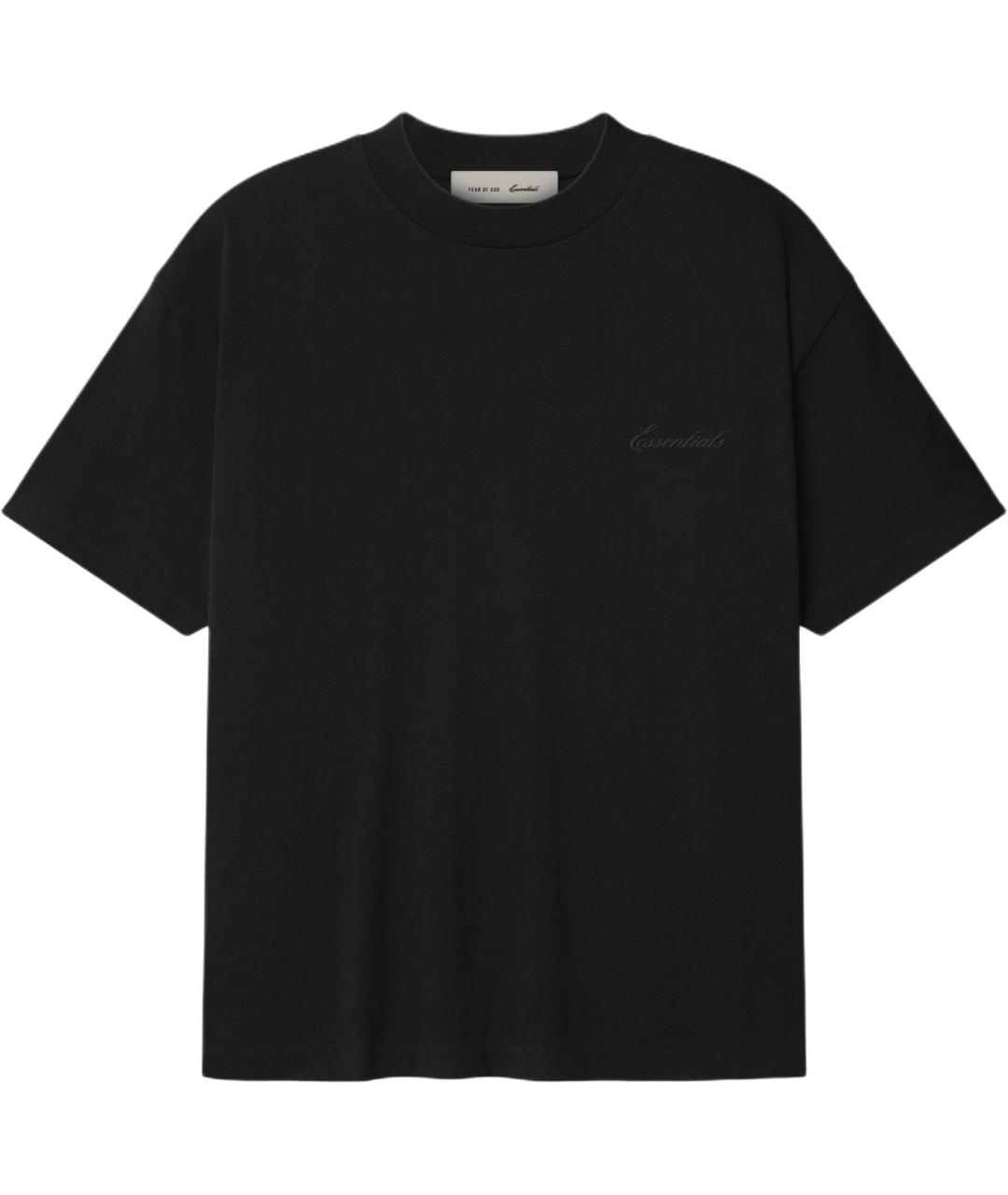 FEAR OF GOD ESSENTIALS Черная футболка, фото 1