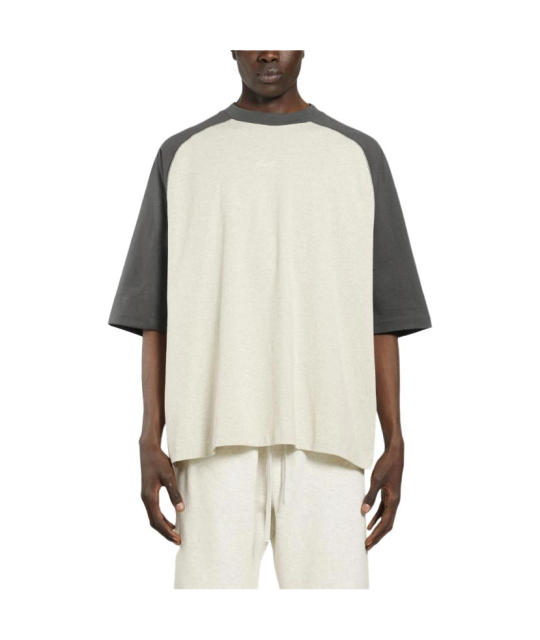 FEAR OF GOD ESSENTIALS Серая футболка, фото 3