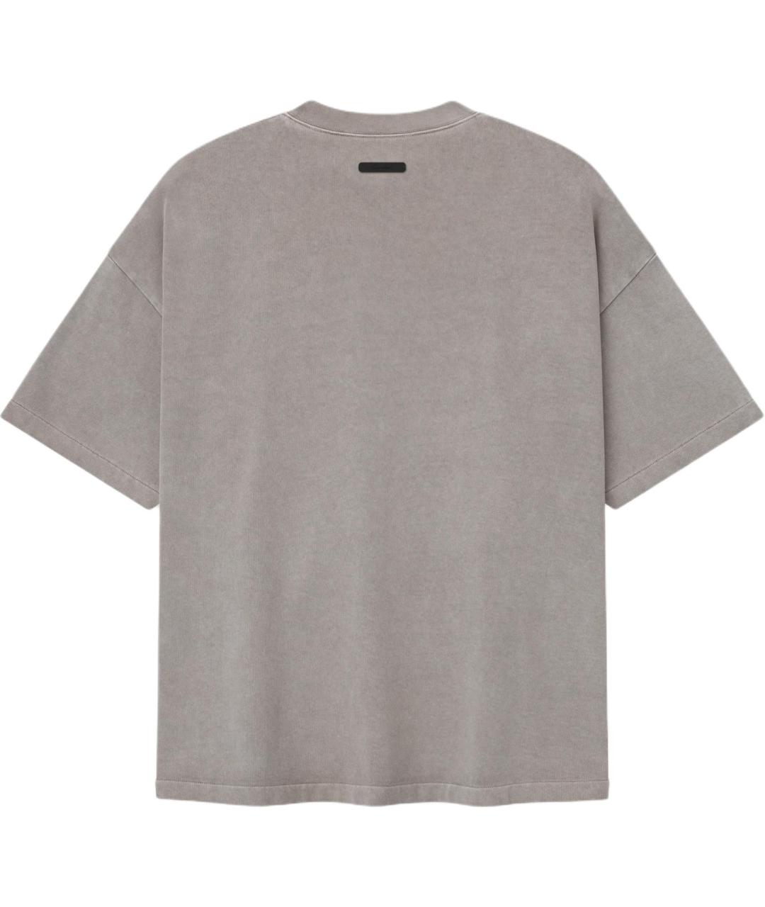 FEAR OF GOD ESSENTIALS Серая футболка, фото 2
