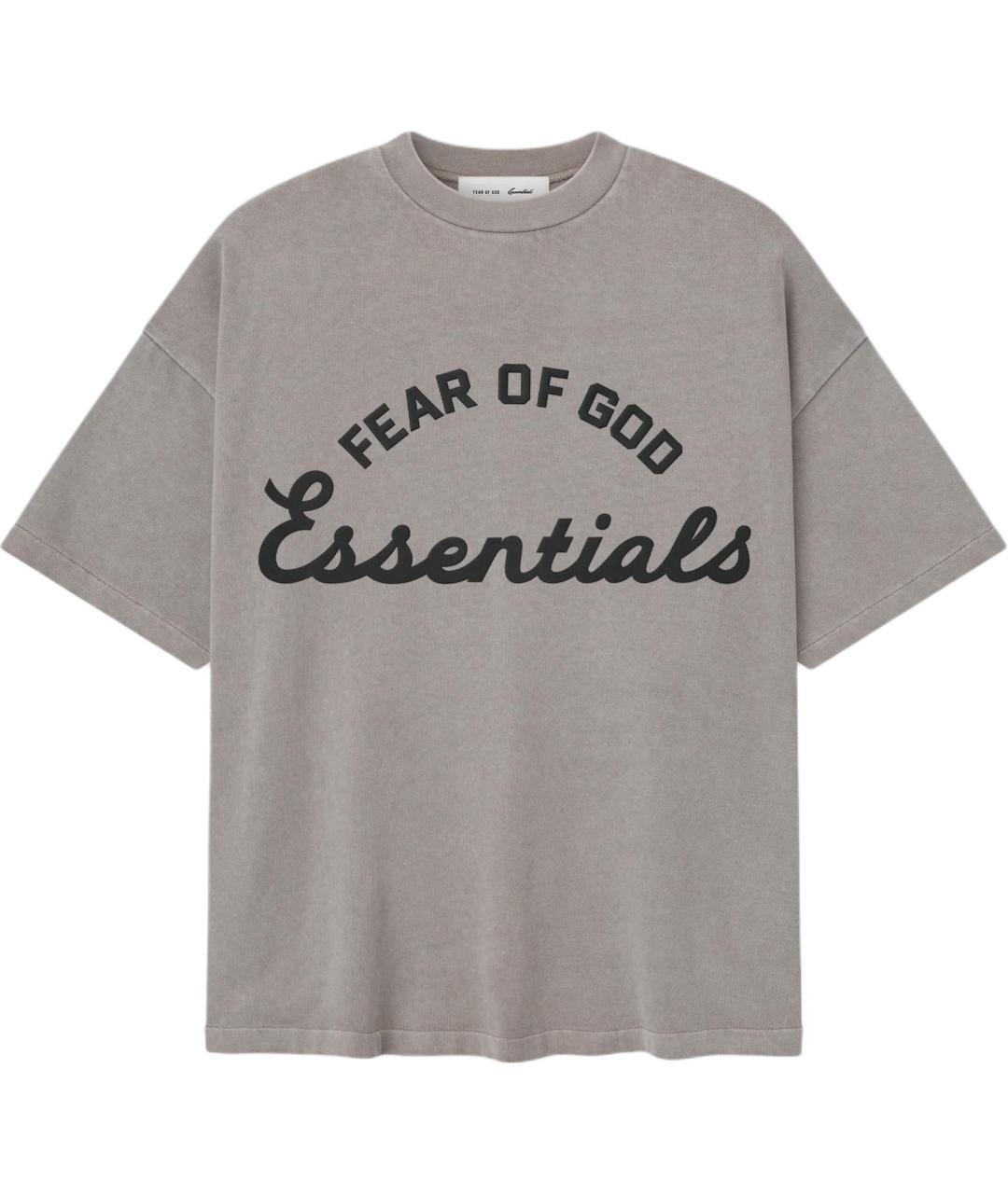 FEAR OF GOD ESSENTIALS Серая футболка, фото 1
