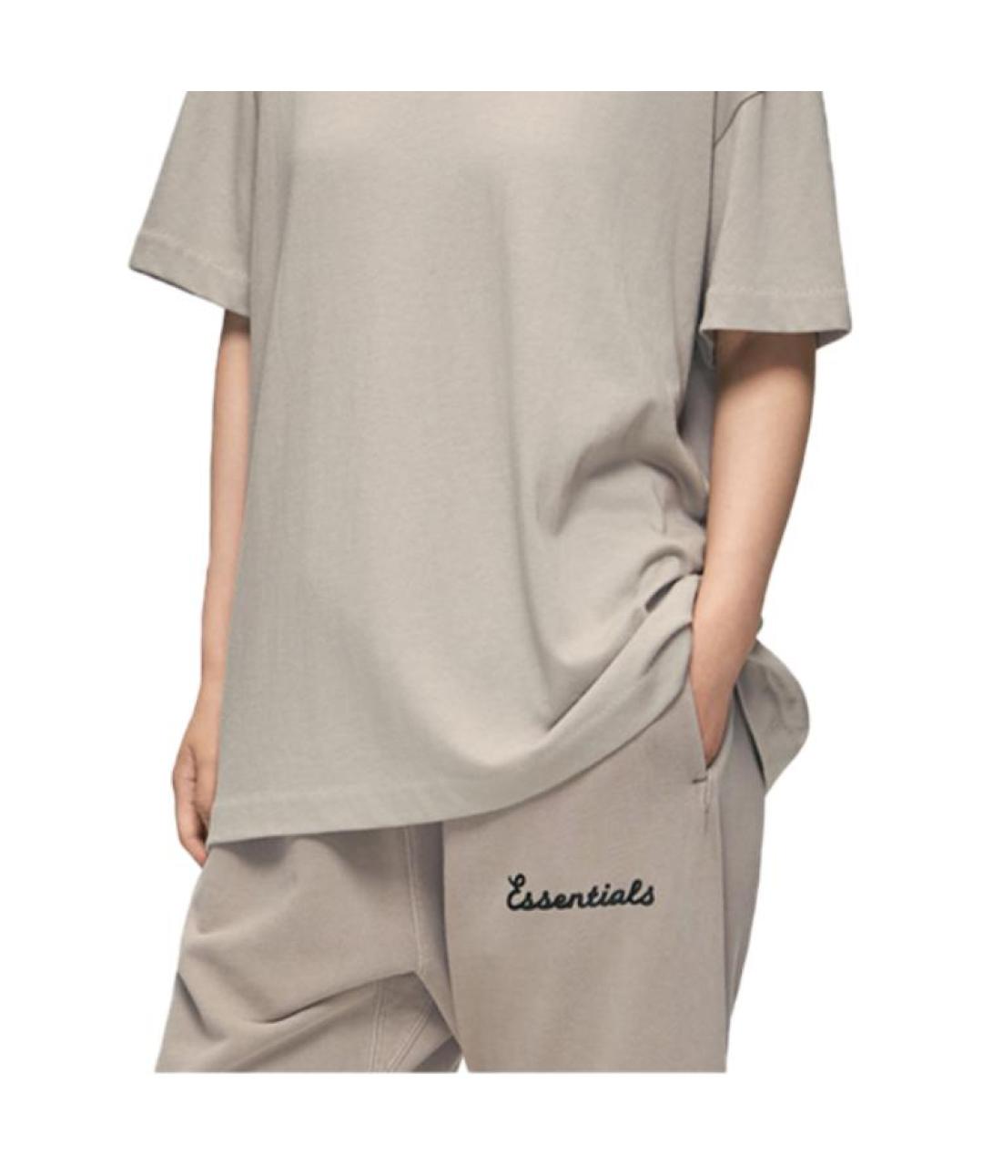 FEAR OF GOD ESSENTIALS Серая футболка, фото 2