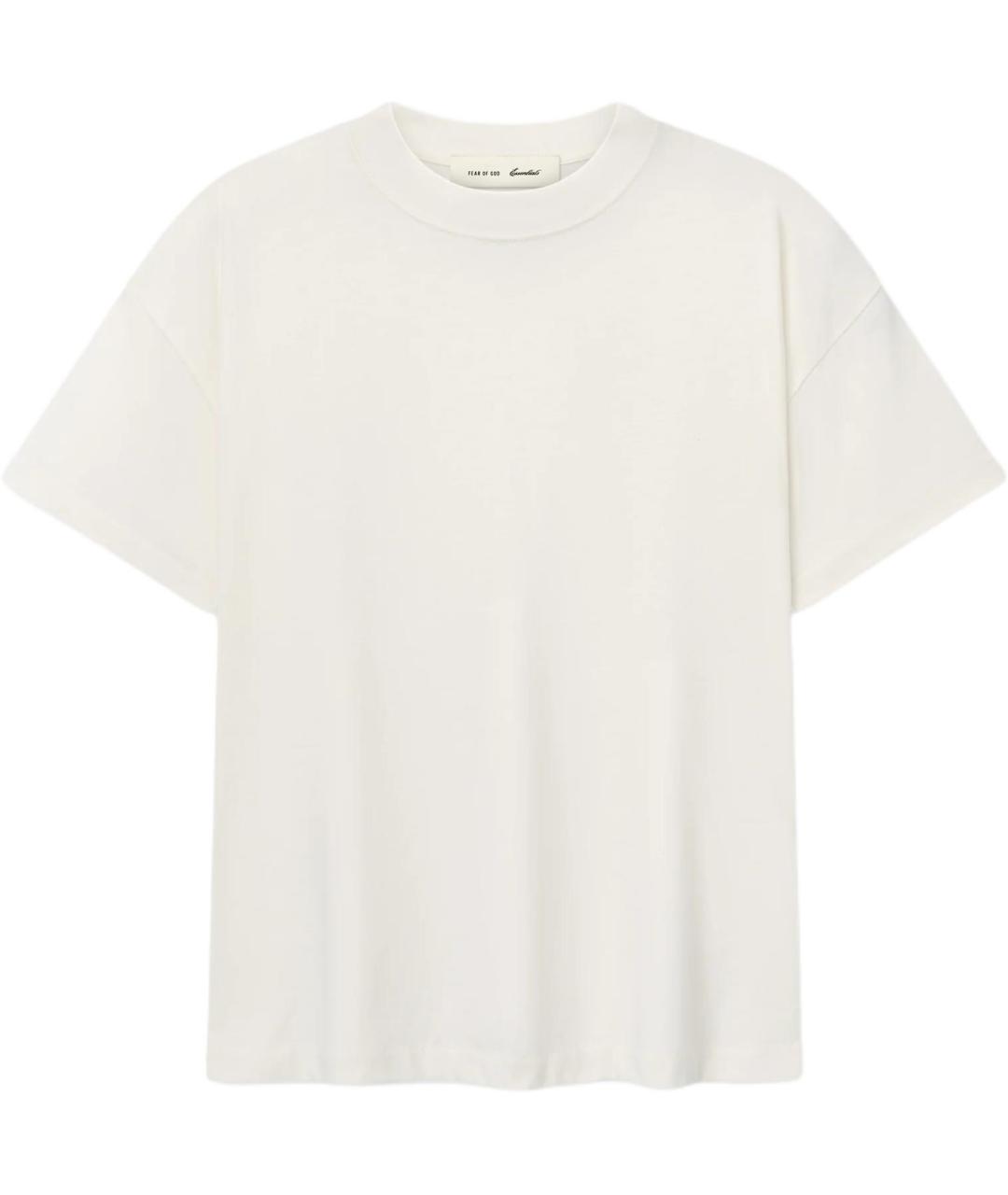 FEAR OF GOD ESSENTIALS Бежевая футболка, фото 1