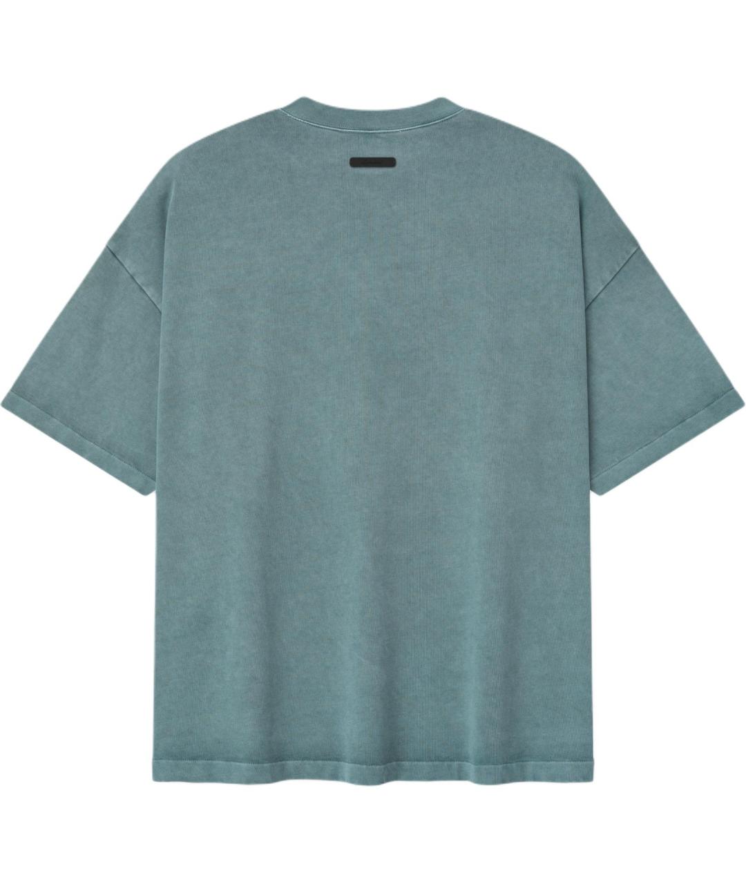 FEAR OF GOD ESSENTIALS Синяя футболка, фото 2