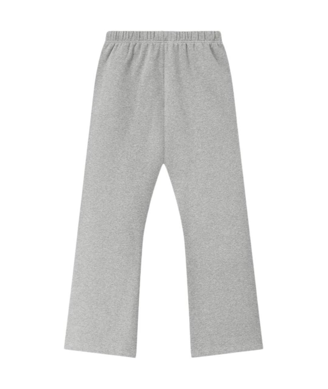 FEAR OF GOD ESSENTIALS Серые прямые брюки, фото 2